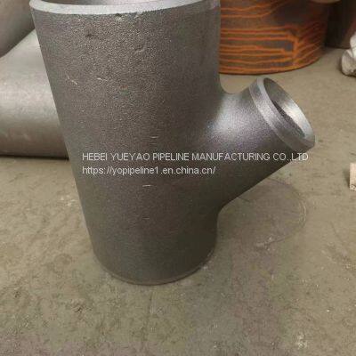 carbon steel Y type lateral tee butt weld pipe fittings pipe tee