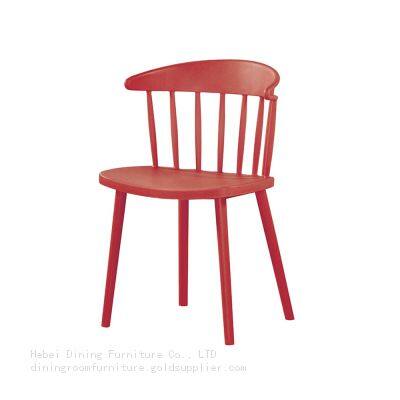 Plastic Dining Chair Office Coffee Milk Tea Shop Chair DC-N08