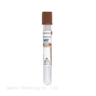 Disposable Medical Vacuum Blood Collection Tubes with Sodium Heparin