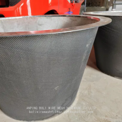 Filter Tube Stainless Perforated Metal Filter,quality Stainless Steel Strainer Tube Filter .Stainless Steel Tube Filter Oil Mesh Filter photo-2