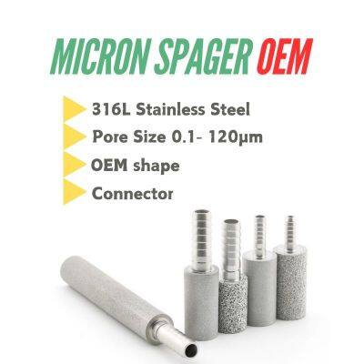 OEM Sintered Porous Metal Stainless Steel 316L Diffusion Stone Sparger