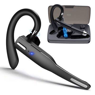 Wireless Stereo Earphone Handsfree Noise Canceling All Smart Phone Single Earhook Earbuds