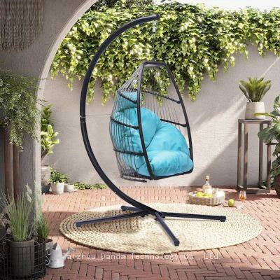 Factory Price Wicker Foldable Hanging Egg Chair
