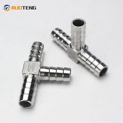 [RUOTENG] High Quality Stainless Steel Hose Barbs 3-Way T-Tee T-Barbs 1/2 Inch Combined Home Brewing Accessories photo-5