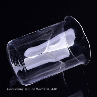 Square Cylinder Electrolytic Tank Glass Quartz Cleaning Tank photo-5