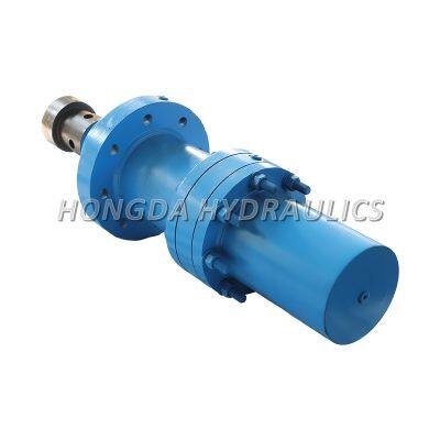 Manufacturer Supplies Non-standard Hydraulic Cylinders for Elevators and Freight Lifts, Flange Type Double-ear Telescopic Engineering