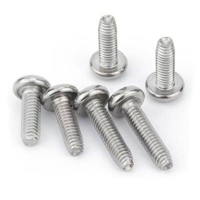 GB 6560 304 Stainless Steel Cross Recessed Pan Head Triangular Thread Self Tapping Screws photo-5