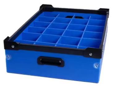 Versatile PP Corrugated Foldable Storage Bin With Divider Panel photo-4