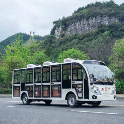 23-seater Enclosed Electric Sightseeing Bus | Electric and Fuel-powered Sightseeing Buses for Scenic Spots and Campuses photo-4