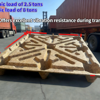 Cost-Effective Molded Wood Pallets — Factory Direct Supply — Versatile for Warehousing, Internal Circulation, and Export photo-4