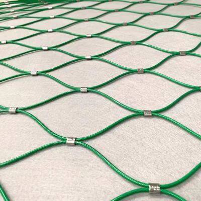 304 Stainless Steel Rope Mesh 4x4 Inch Plain Weave for Architectural Facades photo-2