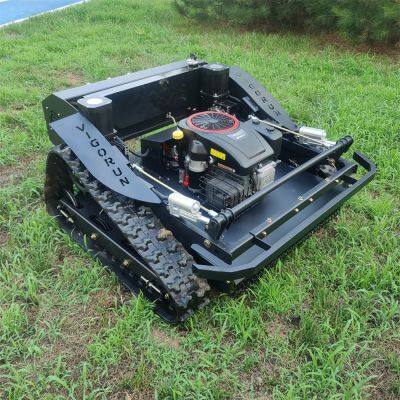 Vigorun VTLM800 Промышленная безпроводная дистанционно управляемая резиновая гусеничная машина для стрижки травы на склонах, снегопровод с дальностью действия 200 метров