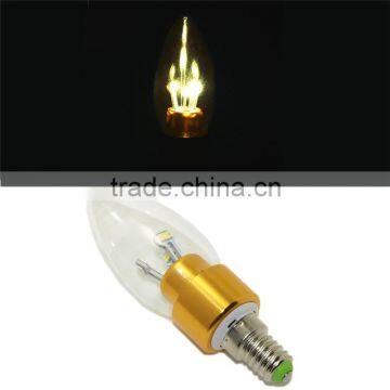 New Design 3w smd led candle light Lamp AC110-240
