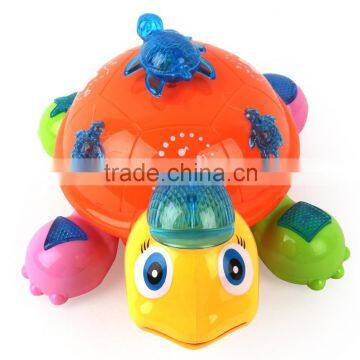 Toy for Child Colorful Bright Little Tortoise Baby Toy With Music and Light MT0906 photo-3