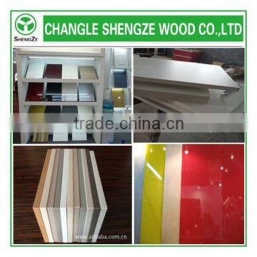 Wood Fiber Material and Fibreboards Type pvc laminated mdf board