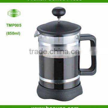 Plastic French coffee plunger 850ml