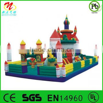 2014 happy funny world inflatable fun city amusement park