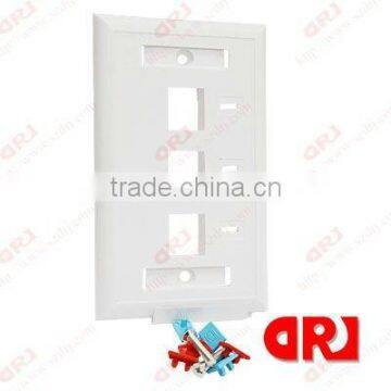 flush mounted wall plate with shutter 86*120 type