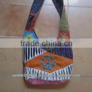 Nepal Stone Wash Cotton Handbag