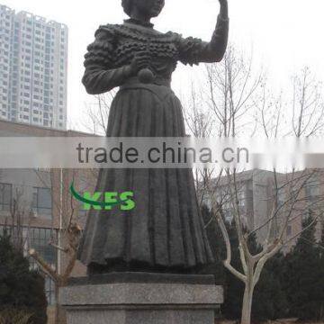 Bronze Madame Curie famous person statue