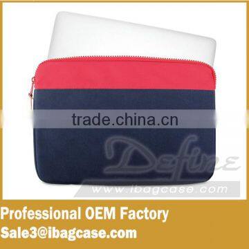 Neoprene Laptop Sleeve Notebook Bag With Zipper