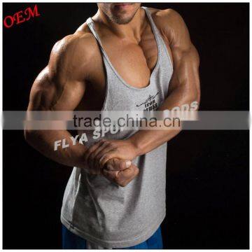 High Quality Wholesale Custom Printed Stringer Gym Vests for Men Quality Choice photo-5
