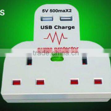 Extension socket with USB charge