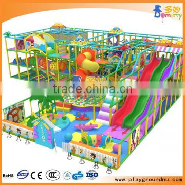 Free design CE & GS standard eco-friendly LLDPE kids indoor adventure playground equipment