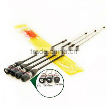 Telescopic SMA-M UHF+VHF dual band Antenna for BF-UV3R TH-UV3R NA-636