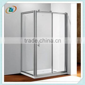 Sliding rectangle shower enclosure