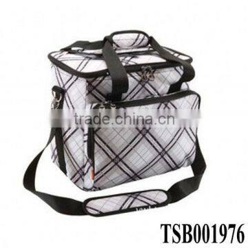 high quality hot sale shoulder beer can cooler bag with outside pocket