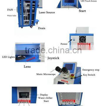 High Quality Gold/Platinum/Silver Laser Welding Machine for Jewelry Welding Machine Price photo-5