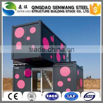 high quality environmental two-story colorful 40ft/20ft container house