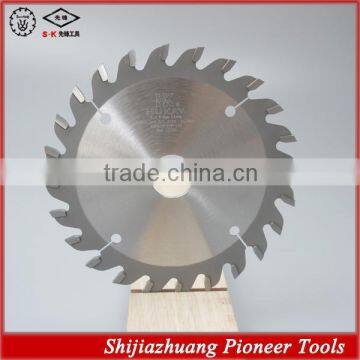 Single scoring tct circular saw blade scoring panels with main blade