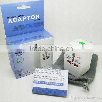 Universal Travel Plug Socket Adapters All in 1 Travel Worldwide US UK AU EU FR DE ES SG BR RU CA NZ IT CL MX Electrical Power Pl