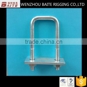 Manufacture Price Stainless Steel AISI316 /304 High Quality u Bolt With Nut or With Gasket Rigging Hardware Quality Choice photo-4