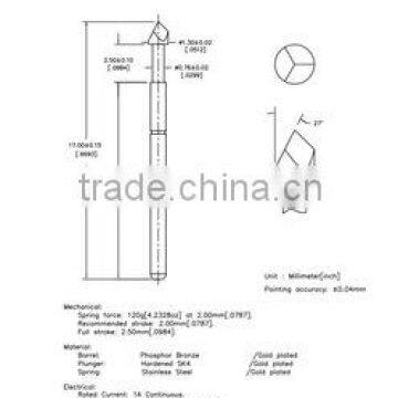 probe pin,pm75,made in china,high-quality for cross and test