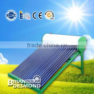 Evacuated Tube Pressurized Direct / Open Loop ( Active) Thermosyphon (Passive) Direct-Plug Heat Pipe Solar Water Heater