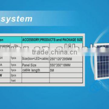 20w solar lighting system for remote areas(DC/DC)