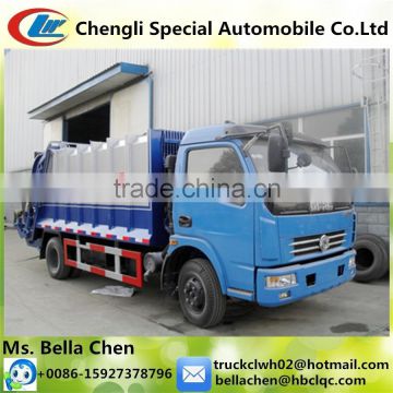 Garbage compactor, DONGFENG rear load garbage truck