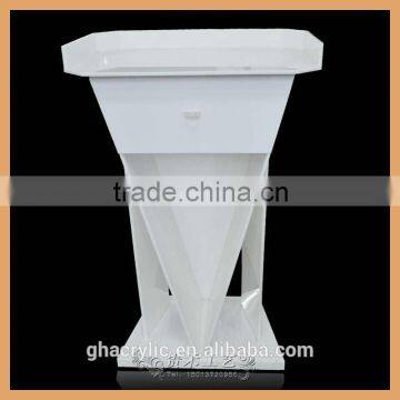 Frosted Color Acrylic Podium With Different Color, Clear Acrylic Podium With RGB Light photo-6