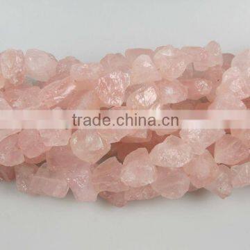 Natural Rough Nugget Madagascar Rose Quartz photo-2
