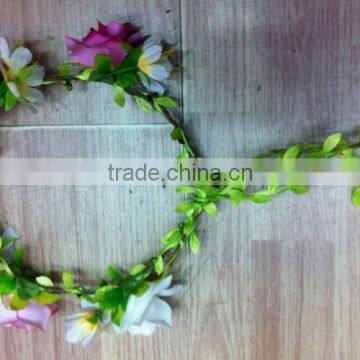 Bridesmaid Flower headband Festival Wedding Forehead Headband Garland F1002