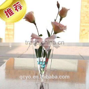 HOT SALE! custom acrylic clear glass hanging vases