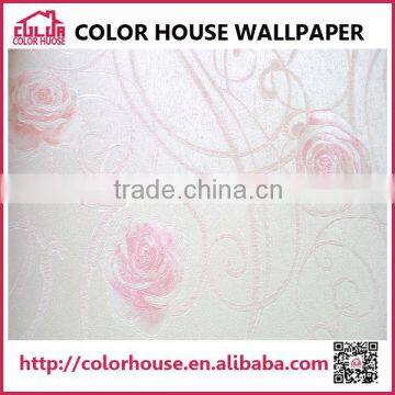 Most popular 3d flower wallpaper home /hotel wall decor