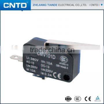 CNTD Wholesale 1NO 1NC Long Straight Hinge Lever Momentary Actuator Micro Switch CMV-101D