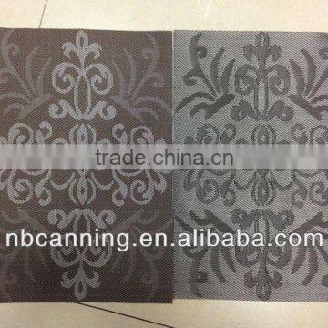 place mats and coaster set/cheap placemats/woven pvc placemats for restaurants