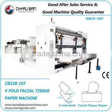 Company Logo with Steel Embossing Paper Facial Tissue Machinery