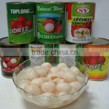 Canned Lychees In Syrup