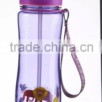 2016 New Design BPA free kids water bottle joyshaker/school joyshaker water bottle for kids/straw water bottle joyshaker